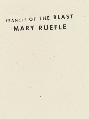 cover image of Trances of the Blast